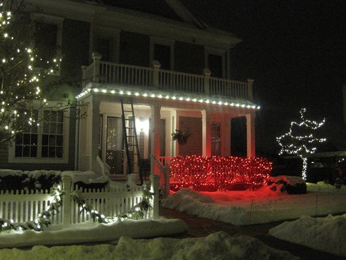 commercial christmas light installation Ann Arbor